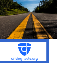image of road with driving-tests.org logo